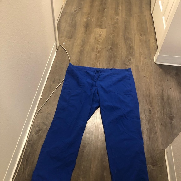 Scrubstar Women’s Navy Blue Cargo Jogger Pull-On 3 Pockets Scrub Pant Sz Large - Picture 6 of 13